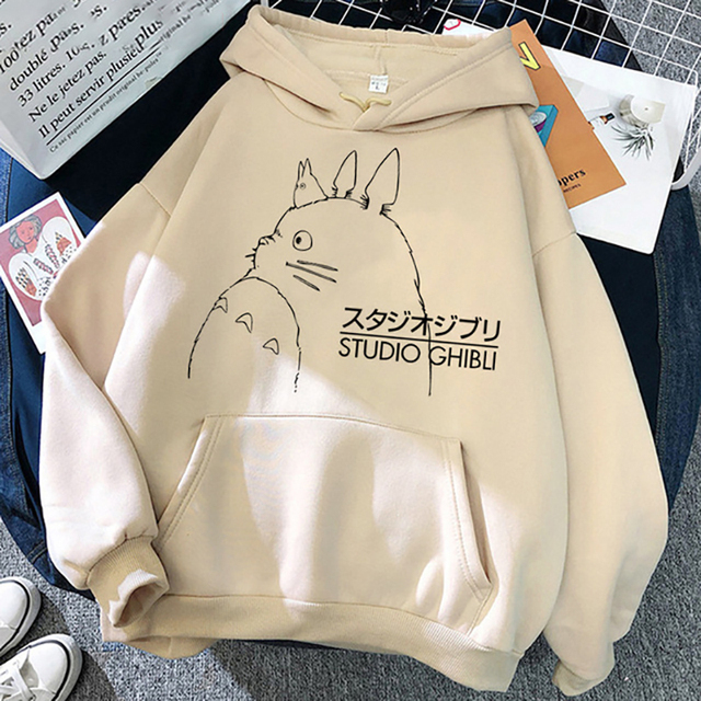 Men s Hoodies Sweatshirts Studio Ghibli Totoro Hoody Japanese Anime Cosplay Hoodie 90s Manga Spirited Away Miyazaki Hayao Graphic Kawaii Sweatshirt 23