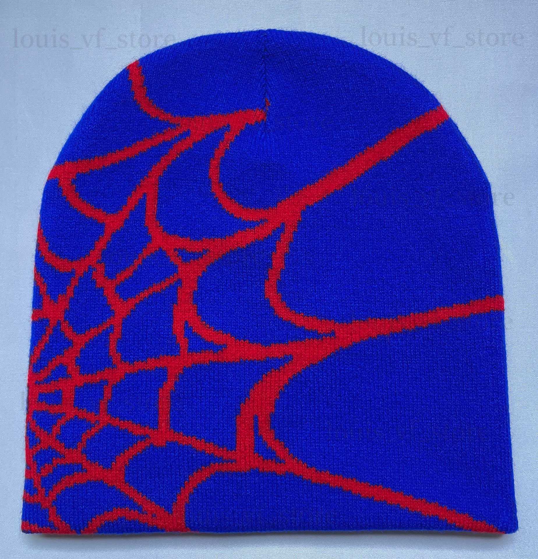 Beanie/Skull Caps Knitting Beanies Hat Men Women Autumn Winter Warm Fashion Outdoor Spider Web Cap For Women Hats T230728