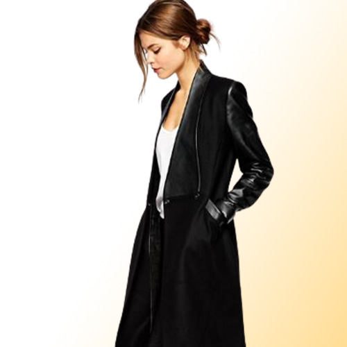 Winter jacket Women gagaopt PU leather long coat Europeanstyle women winter coat Black windbreaker for ladies Women clothes7078532