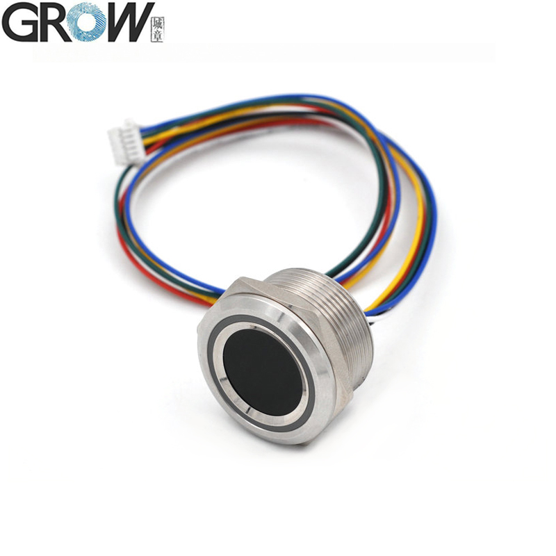 GROW R503-M22 Round RGB Ring Indicator LED Control DC3.3V 200 Capacity MX1.0-6pin Capacitive Fingerprint Module Sensor Scanner