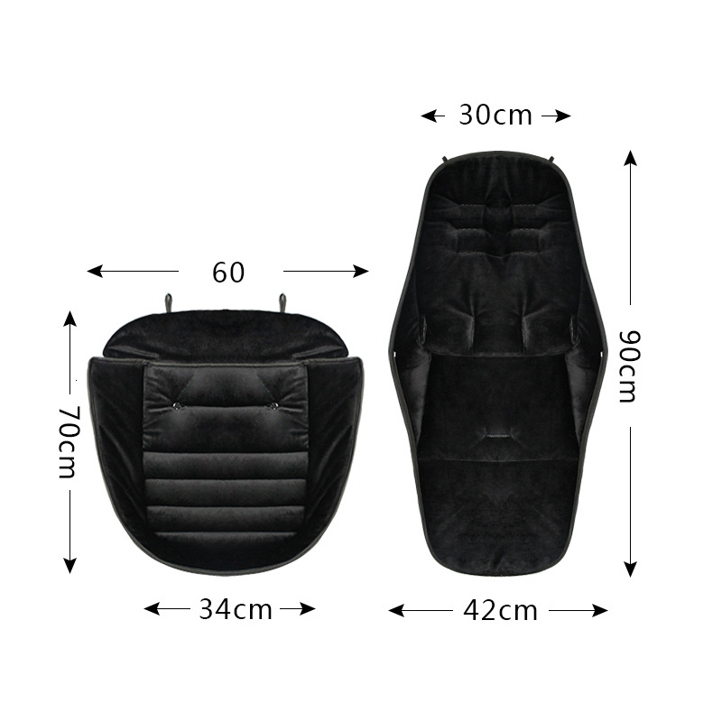 Sleeping Bags Winter Thick Warm Baby Sleepsack Envelope For born Infant Windproof Stroller Cushion Footmuff Pram 230727