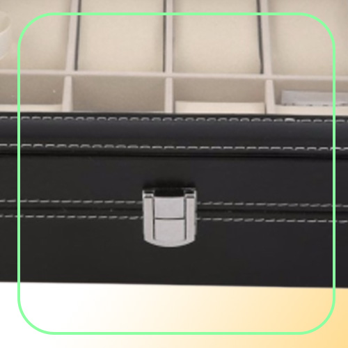 Watch Boxes Cases Designer Box 12 Slots Grid PU Leather Display Jewelry Storage Organizer Case Locked Retro Saat Kutusu Caixa Pa