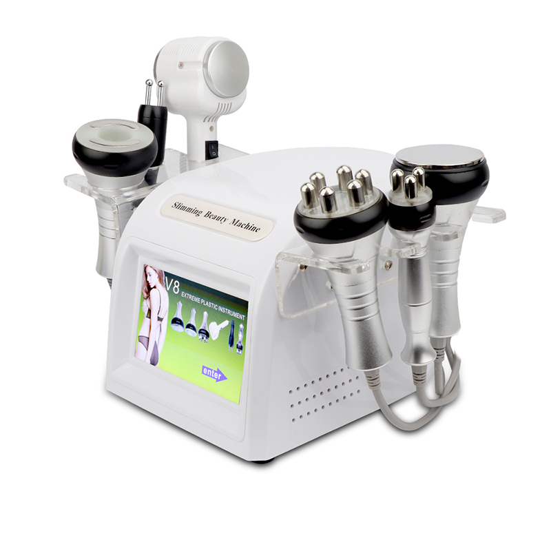 Professional Radio Frequency Lipolaser 6 in 1 Vacuum Therapy Cavitation 40k System RF Skin Fat Removal Slimming Machine Body Shaping Face Lifting Anti