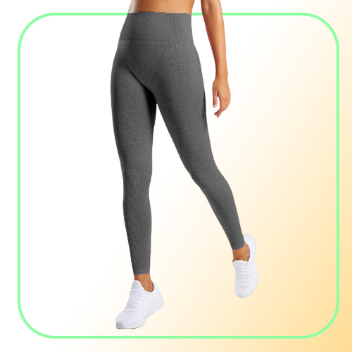 Yoga Outfits High Waist Seamless Leggings Push Up Leggins Sport Women Fitness Running Energy Elastic Trousers Gym Girl Tights YJ00