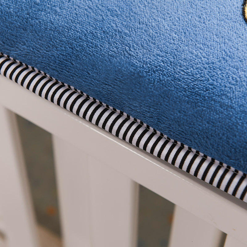 Mats Baby Crib Bedding Set 120x60cm Toddler Bed Mattress Pad Fleece Breathable Boys Girls Cartoon Room Cute Floor Play Mat 230727