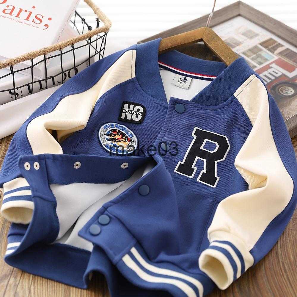 Jackets Boys Children Baseball Jacket Spring Autumn Bomber Jacket for Kids Teen Korean Sport Coats Students Long Sleeve Tops 8 10 12 14Y J230728