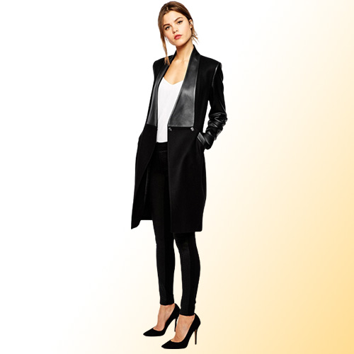 Winter jacket Women gagaopt PU leather long coat Europeanstyle women winter coat Black windbreaker for ladies Women clothes7078532