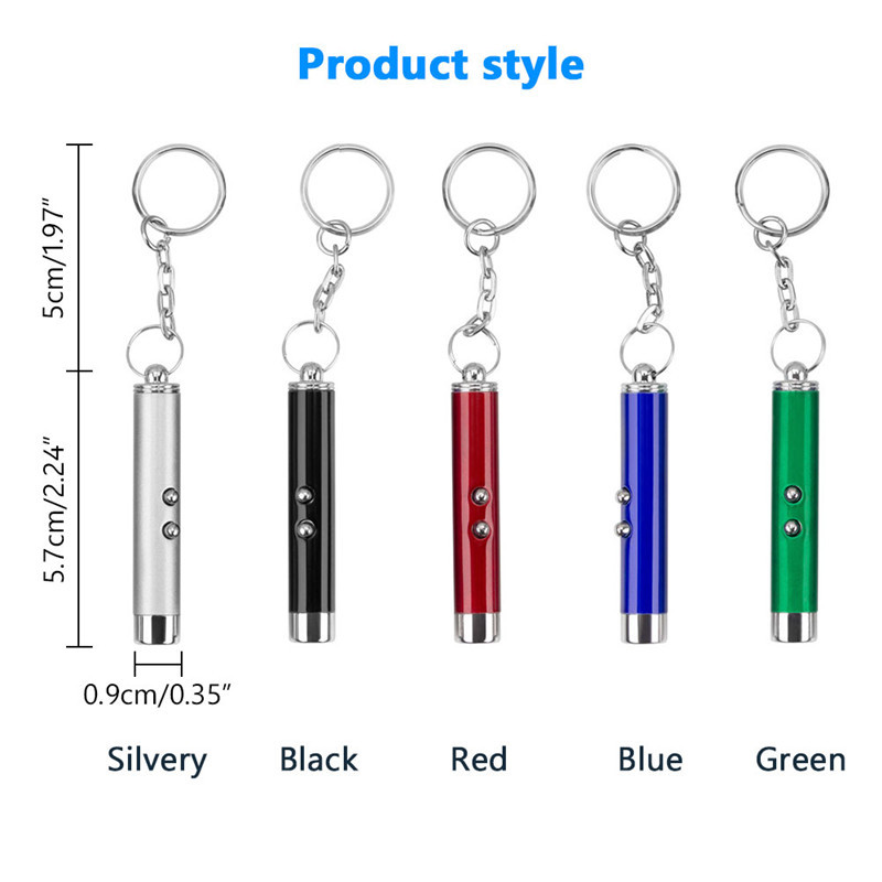 Supplies Home & Gardenmini Red Laser Key Chain Funny Led Light Pet Cat Toys Keychain Pointer Pen Keyring For Cats Training Play Toy