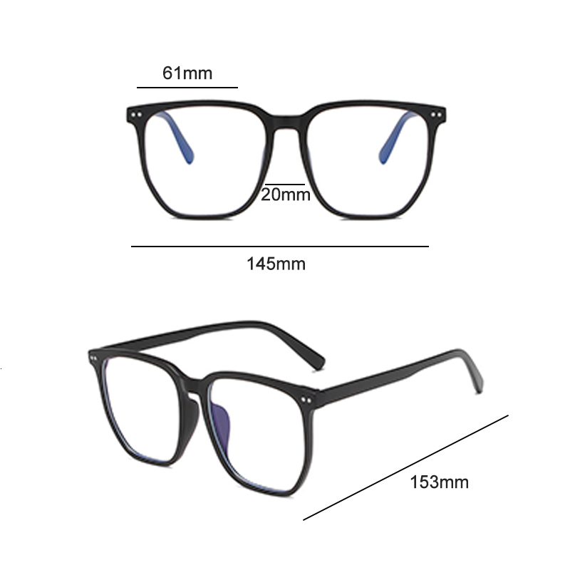 Sunglasses Frames ZUEE Round Eyewear Transparent Computer Glasses Frame Women Men Anti Blue Light Blocking Optical Spectacle Eyeglass 230729