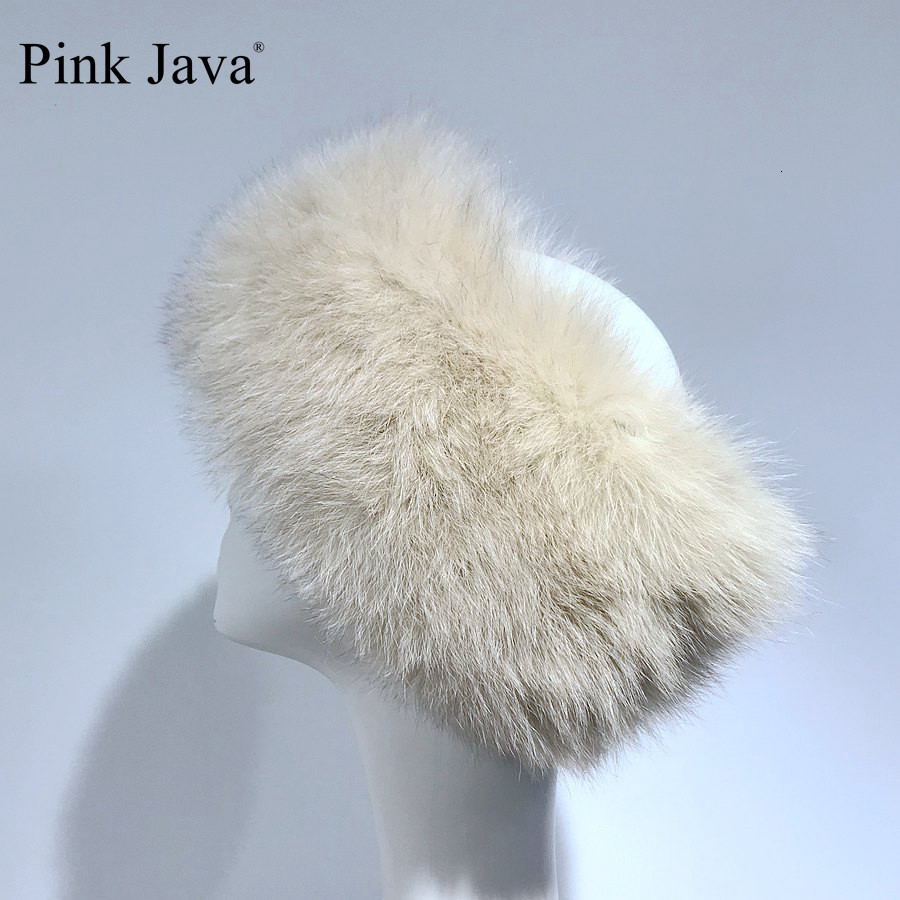 Headwear Hair Accessories Pink Java 20019 real fur headband women winter fashion headwear 230729