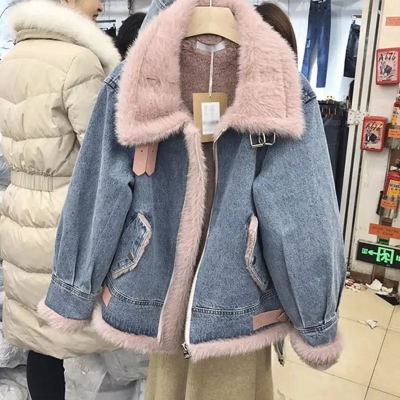 Women s Jackets 2023 Warm Winter Jacket Women Autumn Hooded Coat Female Jeans Denim Basic Ladies Top Bomber 230729