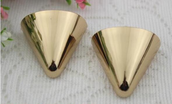 Shoe Parts Accessories 2 PCS/lot high-end women shoes front end damage repair forepart hedge metal cover maintenance shoes accessories 230729