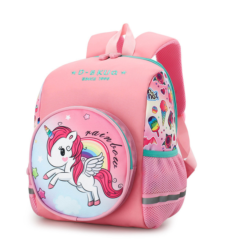 Backpacks Children Schoolbag Cute Animal Cartoon Dinosaur Nylon Comfortable Chic Fashionable Backpack for Kids Boy Girl Kindergarten 230729