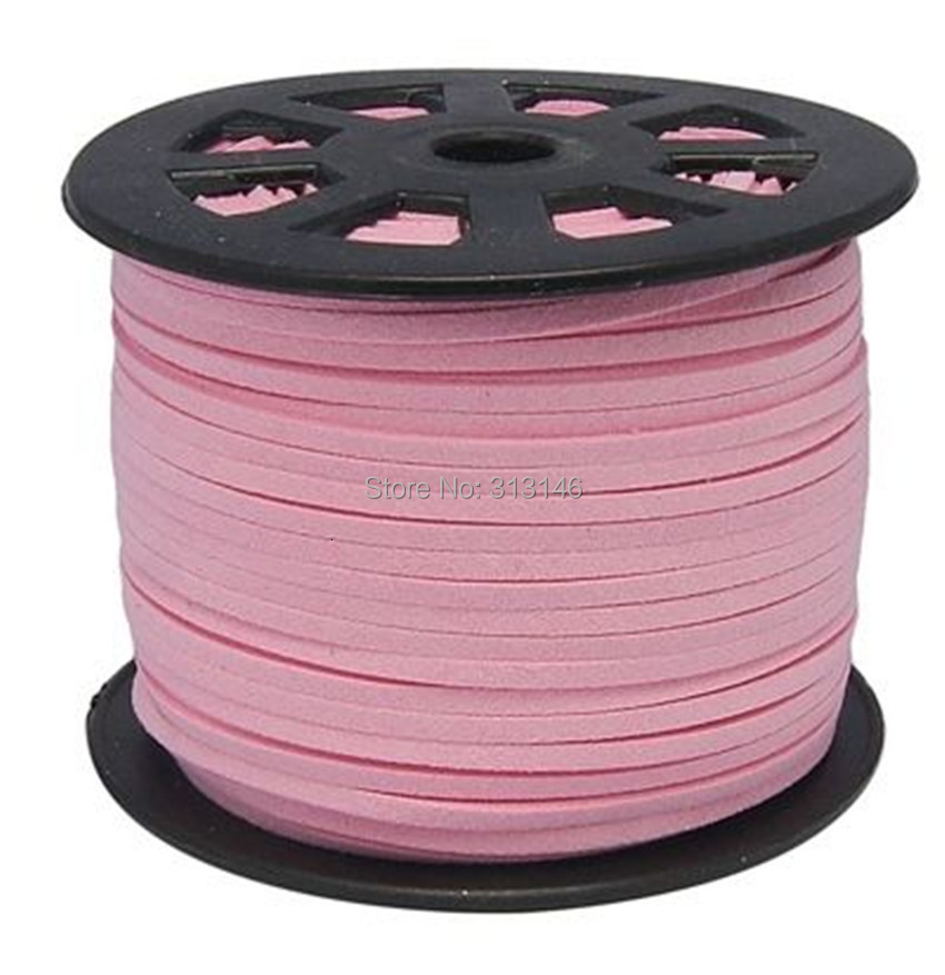 Chains m 90 Meters Macrame Braided Faux Suede Cord Leather Lace DIY Handmade Beading Bracelet Jewelry Making Flat Thread String Rope 230728