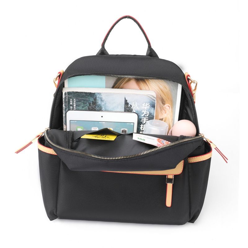 School Bags Women's Fashion Versatile Nylon Rucksacks Waterproof Female Simplicity Schoolbags Large-capacity Ladies Leisure Travel Backpacks 2307