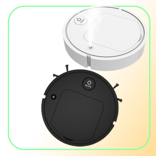 Robot Vacuum Cleaners Smart Sweeper With Spray Can Be Sterilized Easy To Use Super Suction No Noise USB Charging High Capacity Fac