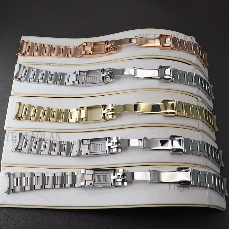 Watch Bands 20mm Watch Strap 316L Stainless Steel Men's Watchband Parts Wristband Brushed and Polishing For Oyster Perpetual gmt NH35 Cases 23072