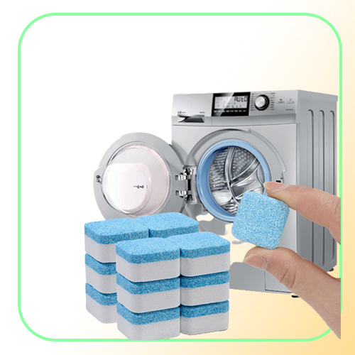 Washing Machine Tank Cleaner Effervescent Tablets Descaler Multifunctional Washer Deep Laundry Solid Clean Remover2838552