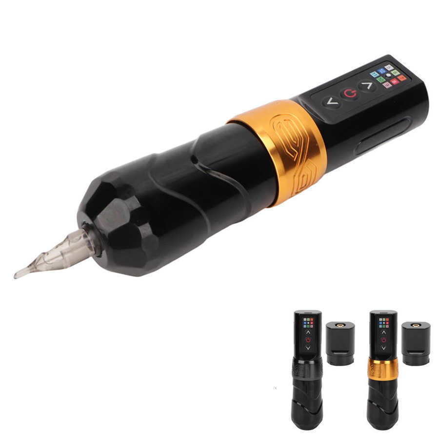 Tattoo Machine Wireless tattoo pen kit 2400mAh rotary tattoo machine Powerful coreless motor tattoo lining shader for salon tattoo Body art 230728