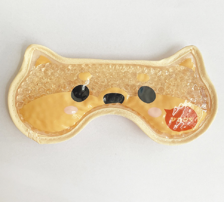 Sleep Masks Eye Mask Cute Cartoon Cold Pack Gel Reusable Cooling Soothing Relief Tired Beads For 230729