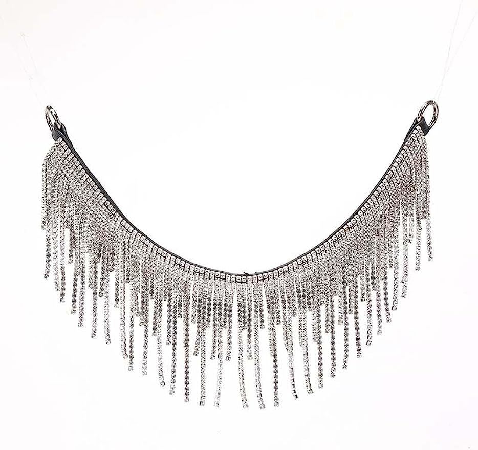 Bag Parts Accessories Fringe Purse Strap Bling Replacement Crossbody Sparkly Glitter Crystal for Messenger Tote Handbags 230729