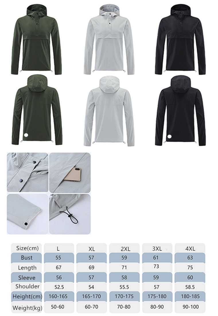 Men Hooded Jacket Outdoor Running Climbing Clothes Men Waterproof Warm Quick Drying Fishing Cycling Hiking Sports Jackets New Style