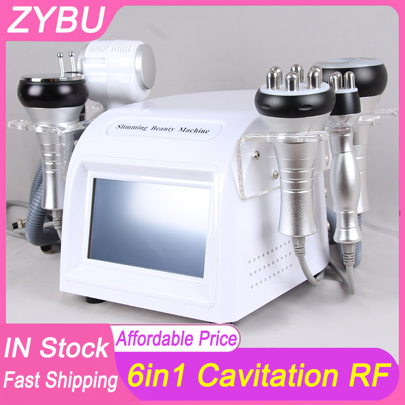 6in1 Multifunctional Fat-reducing Slimming Machine Ultrasound Vacuum Cavitation Fat Loss Device Wrinkle-removing Body Shaping Slimming Face Lifting Be