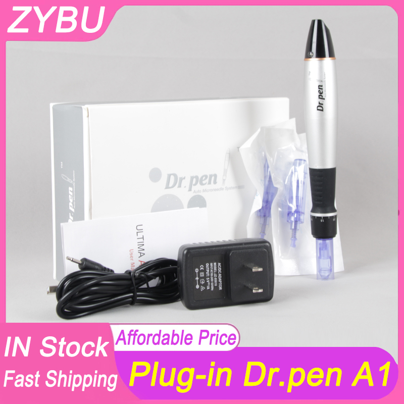 Electric Plug in Dr Pen Ultima A1-C Derma Pen Beauty Skin Care Tool Tattoo Micro Needling Wired Professional Dermapen System Meso Therapy