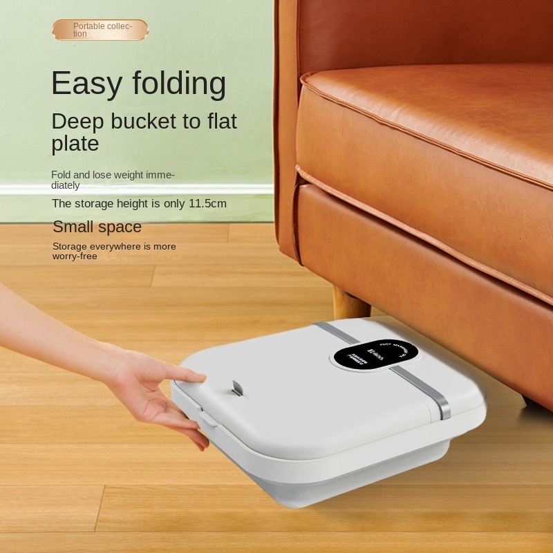 Foot Care Folding Bath Heatable and Constant Temperature Spa Household Massage Wash Basin Steam Health Detox Machine 230729