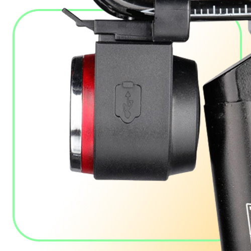 Bike Lights Bicycle Light Rear Wireless Remote Control Tail Lamp Rechargeable Cycling Antitheft Burglar Alarm Bell