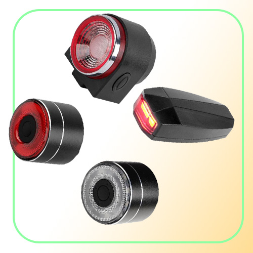 Bike Lights Bicycle Light Rear Wireless Remote Control Tail Lamp Rechargeable Cycling Antitheft Burglar Alarm Bell