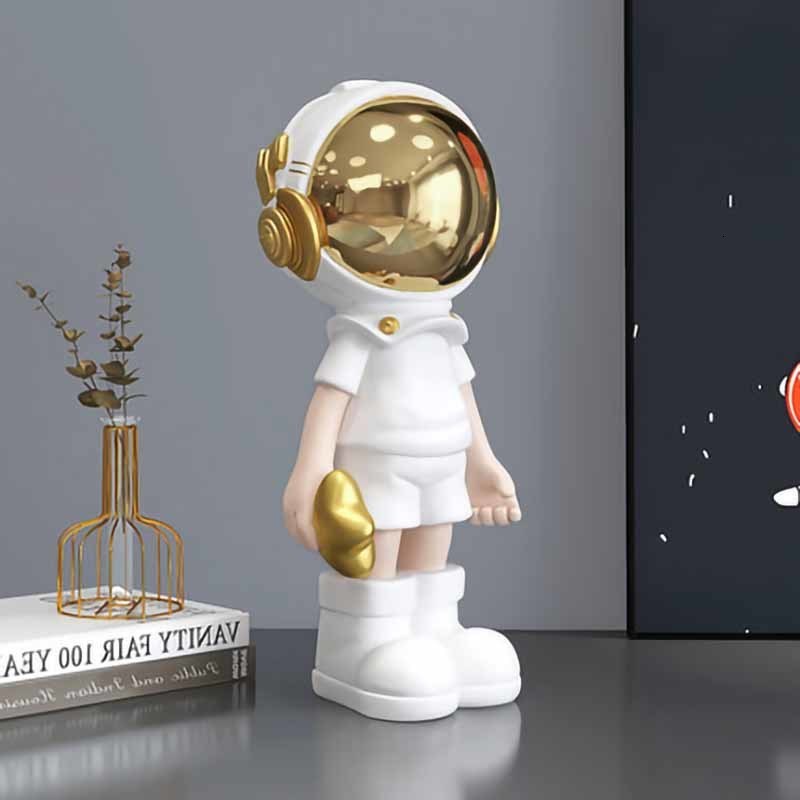 Decorative Objects Figurines Creative Resin Cartoon Astronaut Statues Home Decoration Desktop Decor Sculpture Nordic Indoor Christmas Ornaments 230728