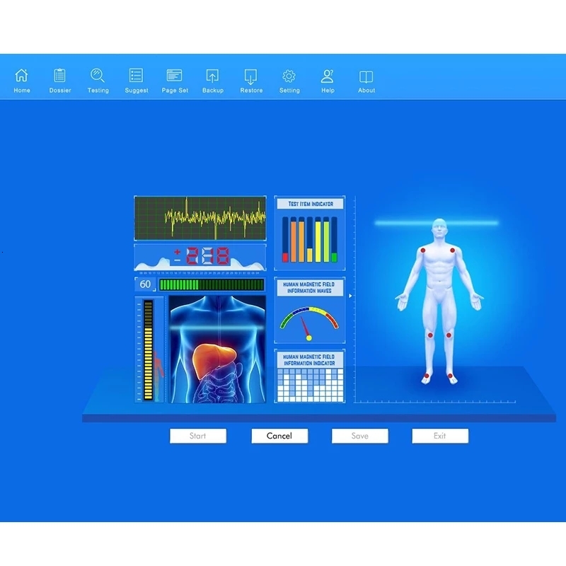 Face Care Devices Arrival BIOSCAN Resonance Magnetic Analyzer Body With Testing Probe 52 Reports 230728
