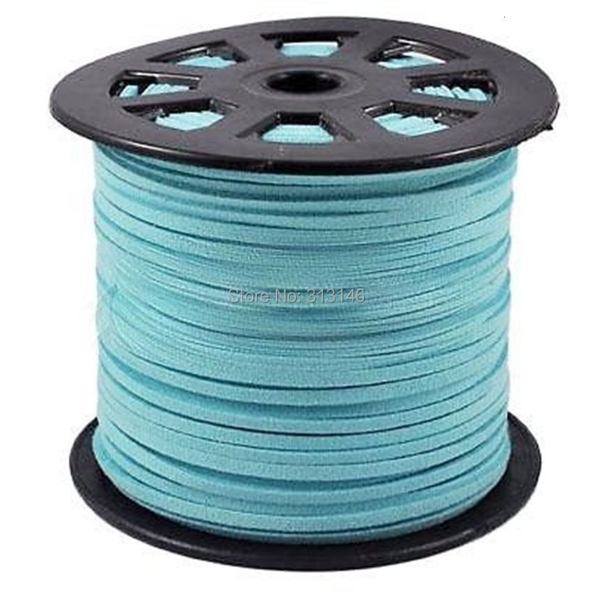 Chains m 90 Meters Macrame Braided Faux Suede Cord Leather Lace DIY Handmade Beading Bracelet Jewelry Making Flat Thread String Rope 230728