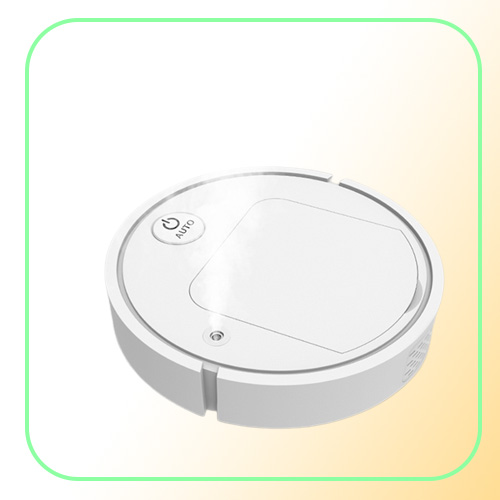 Robot Vacuum Cleaners Smart Sweeper With Spray Can Be Sterilized Easy To Use Super Suction No Noise USB Charging High Capacity Fac