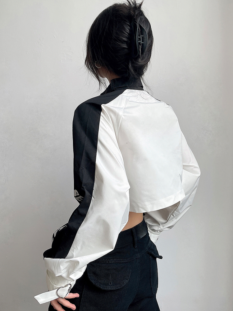 Womens Jackets Y2K Cropped Jackets Women Punk Moto Biker Style Coats Female Sexy Spicy Girl Jacket Streetwear Ladies Stylish Chic Outerwears 230729