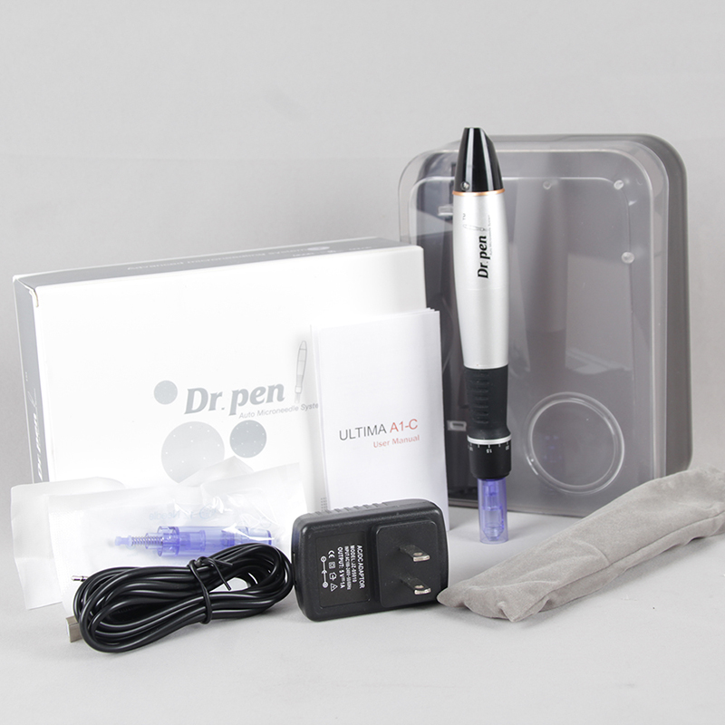 Dr Pen A1 Professional Microneedling With 2pcs Needle Cartridge Dermapen Micro Needle Skin Care Tools Meso Therapy MTS Beauty Machine