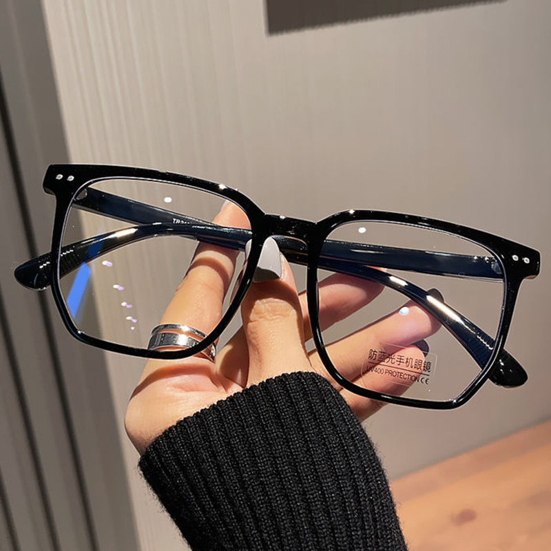 Sunglasses Frames ZUEE Round Eyewear Transparent Computer Glasses Frame Women Men Anti Blue Light Blocking Optical Spectacle Eyeglass 230729