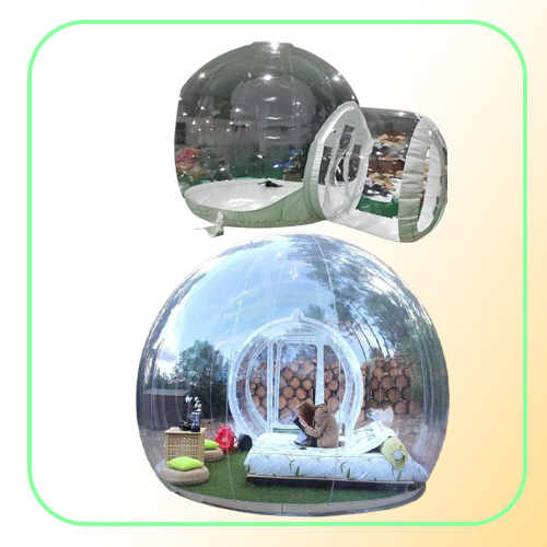 Outdoor Beautiful Inflatable Bubble Dome Tent 3M Diameter el With Blower Factory Whole Transparent Bubble House
