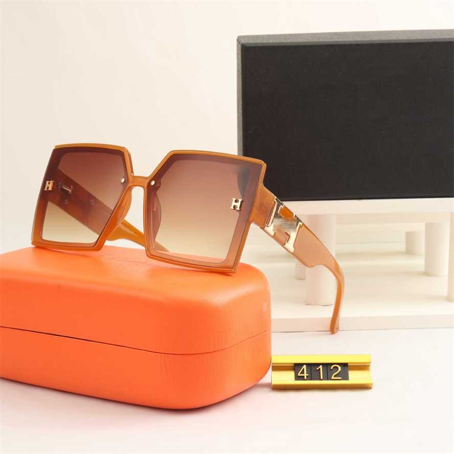 designer sunglasses Wholesale of new high-definition fashion H home network red Tiktok bloggers with generous frame sunglasses