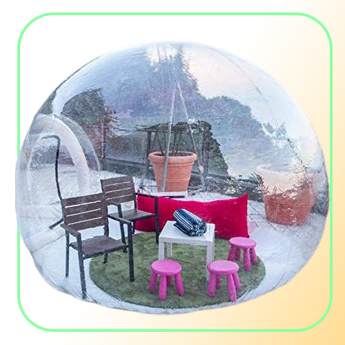 Outdoor Beautiful Inflatable Bubble Dome Tent 3M Diameter el With Blower Factory Whole Transparent Bubble House