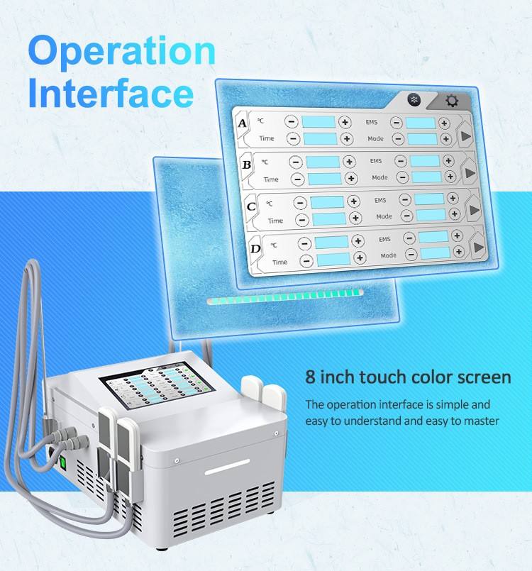 Newest Cryo Plate Cool Body fast Freeze cryotherapy Frozen Burst Fat Slimming EMS Slimming Machine