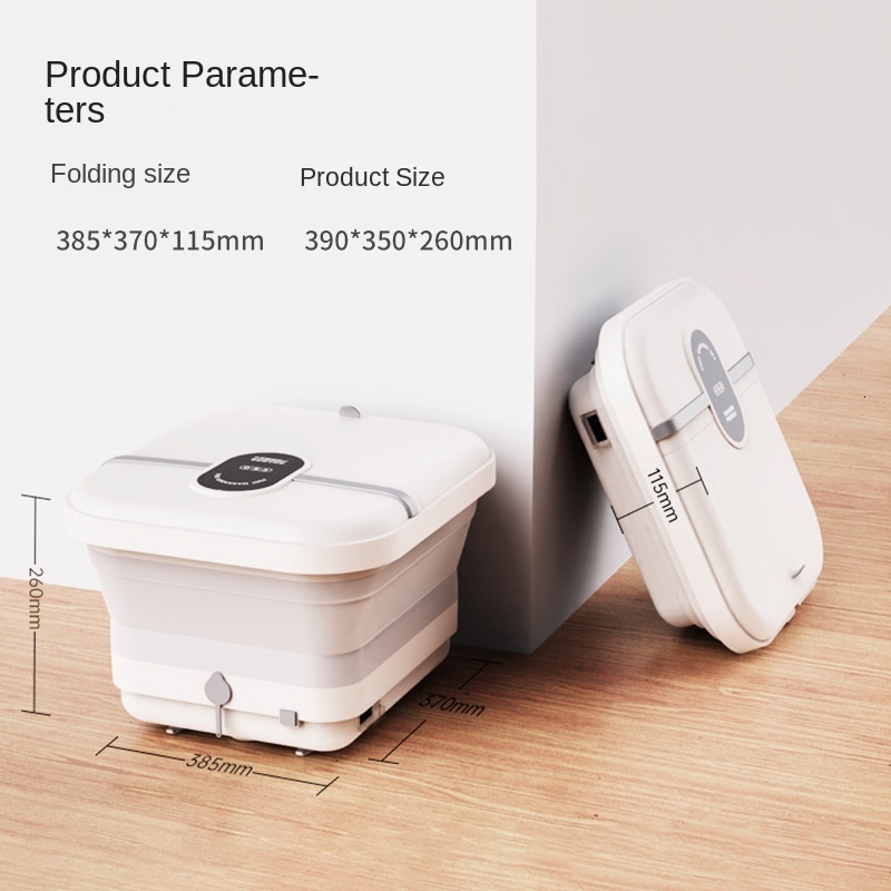 Foot Care Folding Bath Heatable and Constant Temperature Spa Household Massage Wash Basin Steam Health Detox Machine 230729