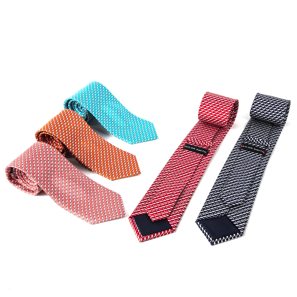 Neck Ties Tailor Smith 100% Silk Ties For Men Handmade Necktie With Animal Pattern Tie Father's Day Birthday Gift Tie 230728