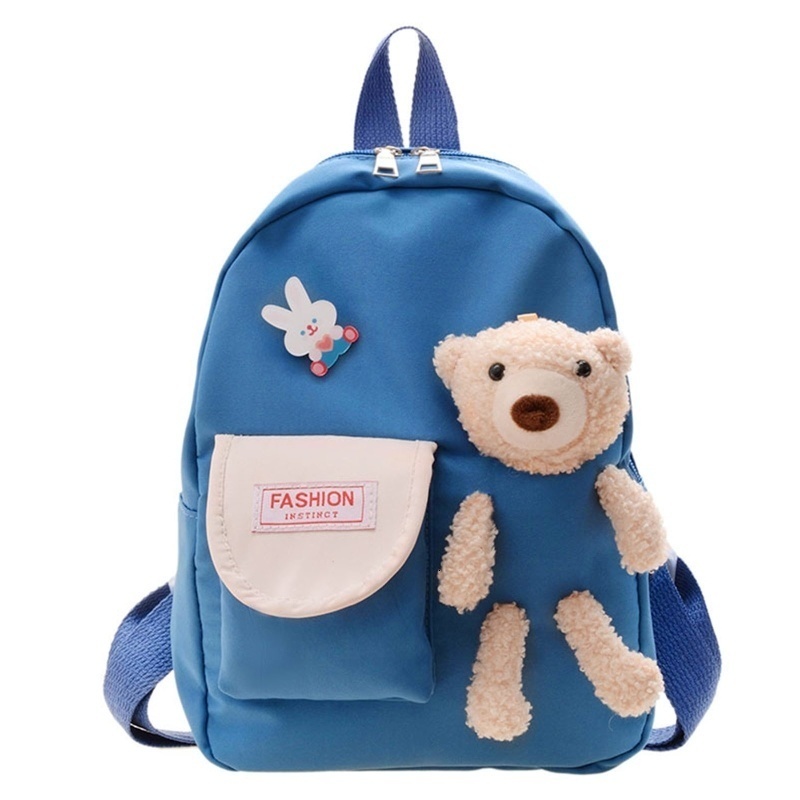 School Bags Cartoon Bear Toy School Bag for Girl Cute Kids Kindergarten Schoolbags Children Backpacks Girls Boy Book Bags Drop 230728