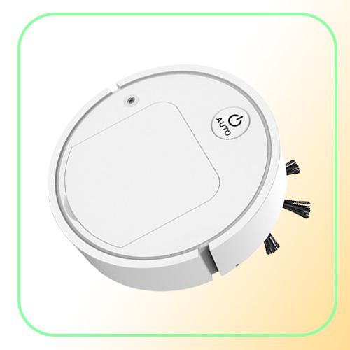 Robot Vacuum Cleaners Smart Sweeper With Spray Can Be Sterilized Easy To Use Super Suction No Noise USB Charging High Capacity Fac