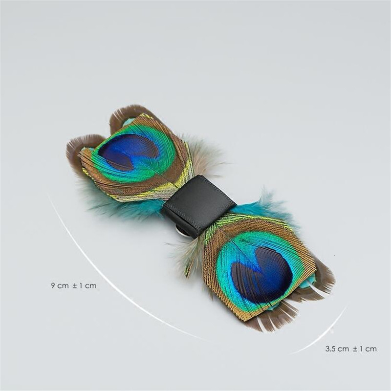 Shoe Parts Accessories 2 PCS Peacocks Feathers Shoe Accessories Bow Shoe Clips Pairs Women High Heels Decorations for Party Shoes 230729