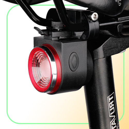 Bike Lights Bicycle Light Rear Wireless Remote Control Tail Lamp Rechargeable Cycling Antitheft Burglar Alarm Bell