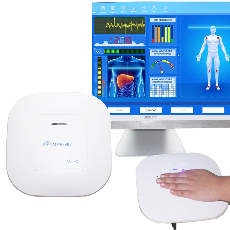 Face Care Devices QMR998 Resonance Magnetic Analyzer Set Hand Touch Body Health With 52 Reports 10th Generation 2023 230728