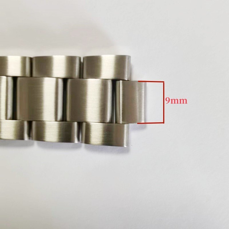 Watch Bands 316L Stainless Steel 18mm 19mm 20mm Oyster Vintage Silver Watch Band Strap Fits for RLX 16013 16033 78350 7835 1501 5500 230728